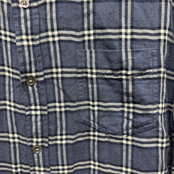 Rails Lennox Flannel Shirt XXL Blue Smoke Alloy Plaid Button Up Menswear - Picture 2 of 5
